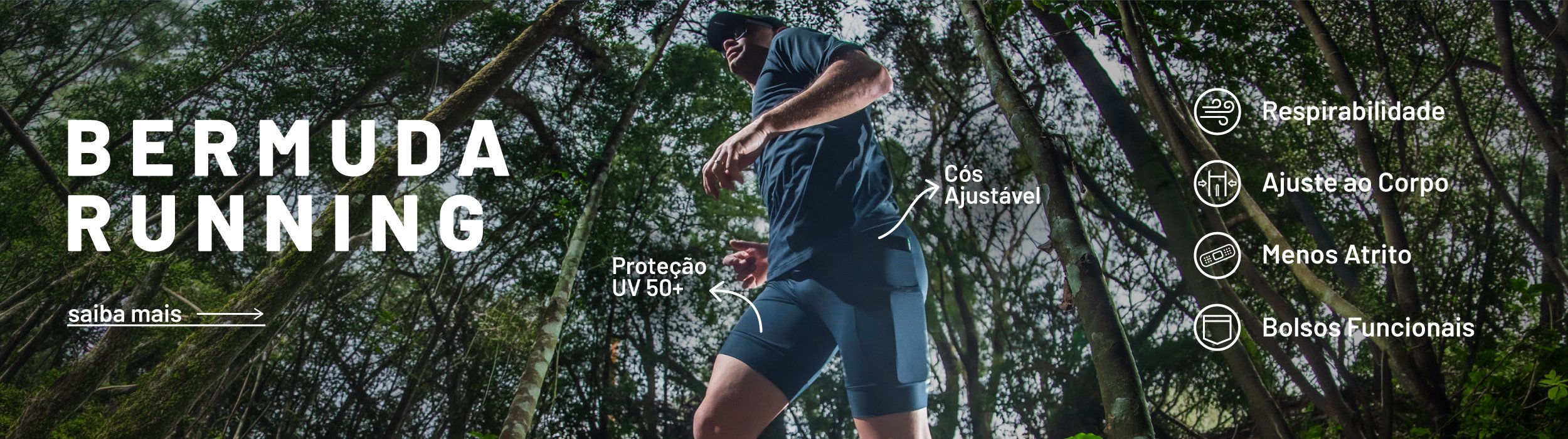 short corrida masculino