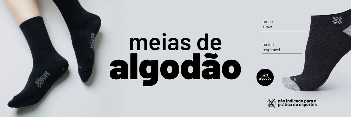 Meia algodão
