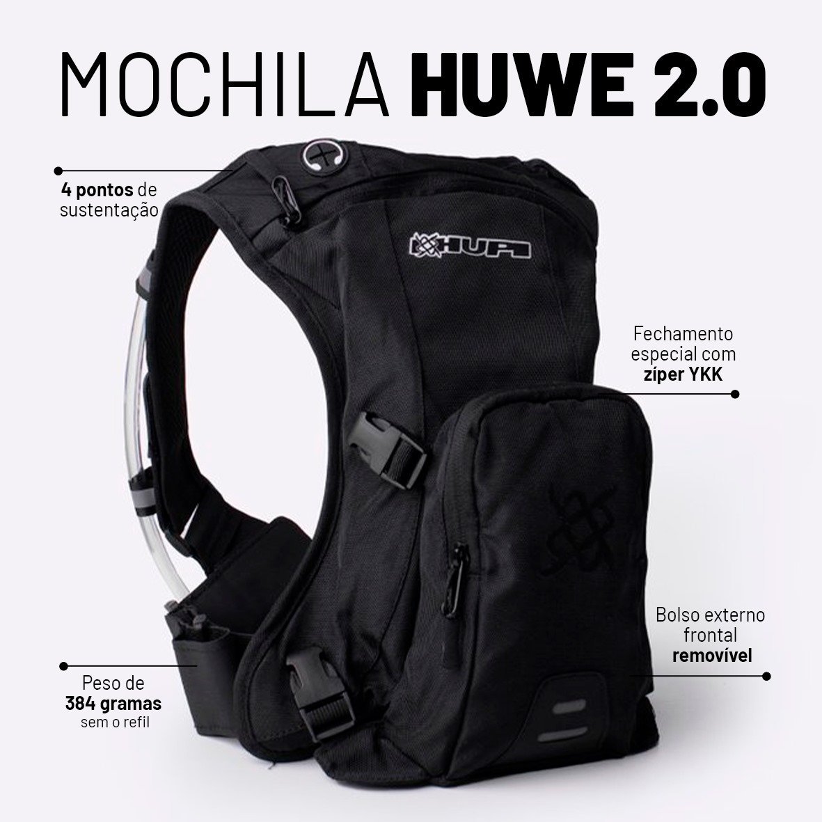 mochila de hidratação corrida 