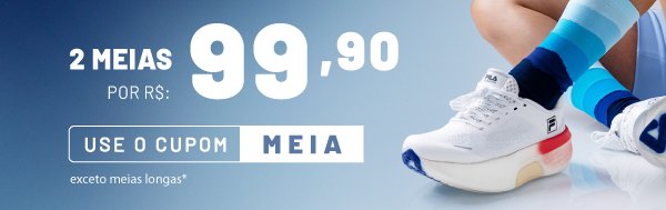 2 meias por R$99,90 com cupom