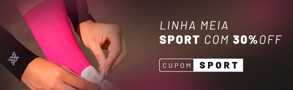 MEIA SPORT 30%OFF  APENAS MEIA