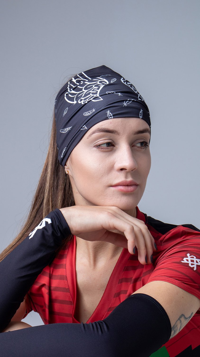 Bandana HUPI - Asas Preto Bandana HUPI - Asas Preto