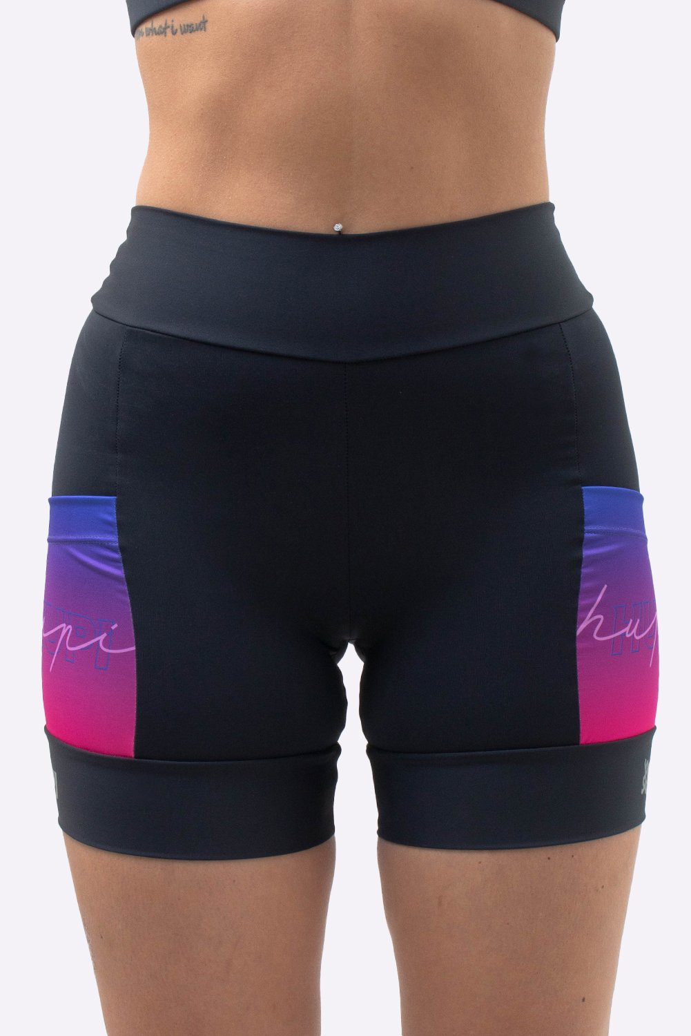Bermuda Compressão Feminina HUPI Run Curta Colors Roxo Bermuda Compressão Feminina HUPI Run Curta Colors Roxo