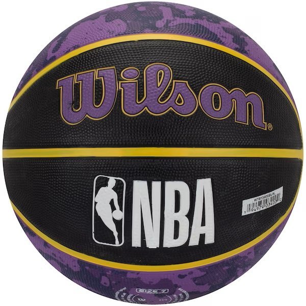 Bola de Basquetebol NBA Team Tribute Lakers Tamanho 7 Violeta