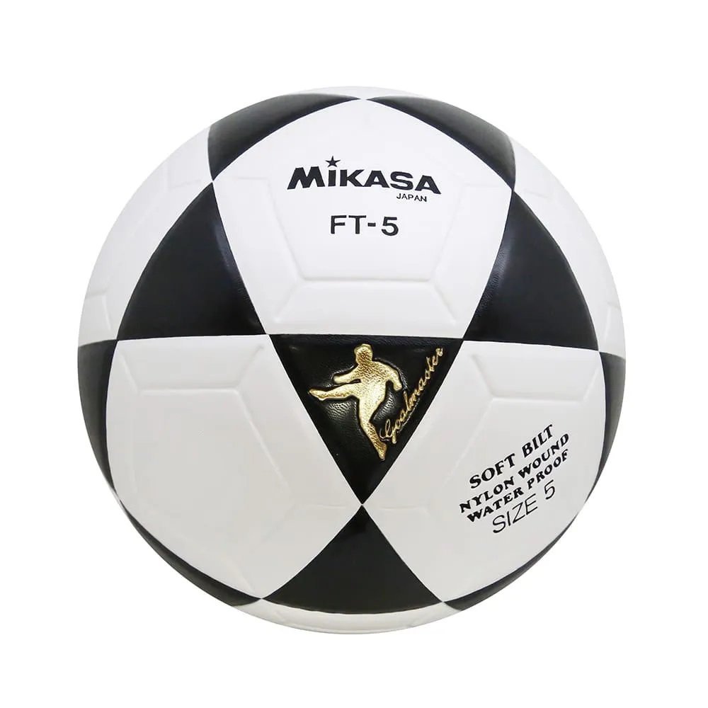 Bola De Futevolei Mikasa FT-4 Couro - Amarelo e preto em Promoção