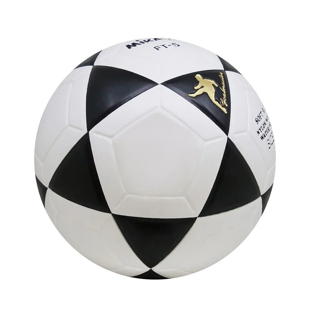 Bola De Futevolei Mikasa FT-4 Couro - Amarelo e preto em Promoção