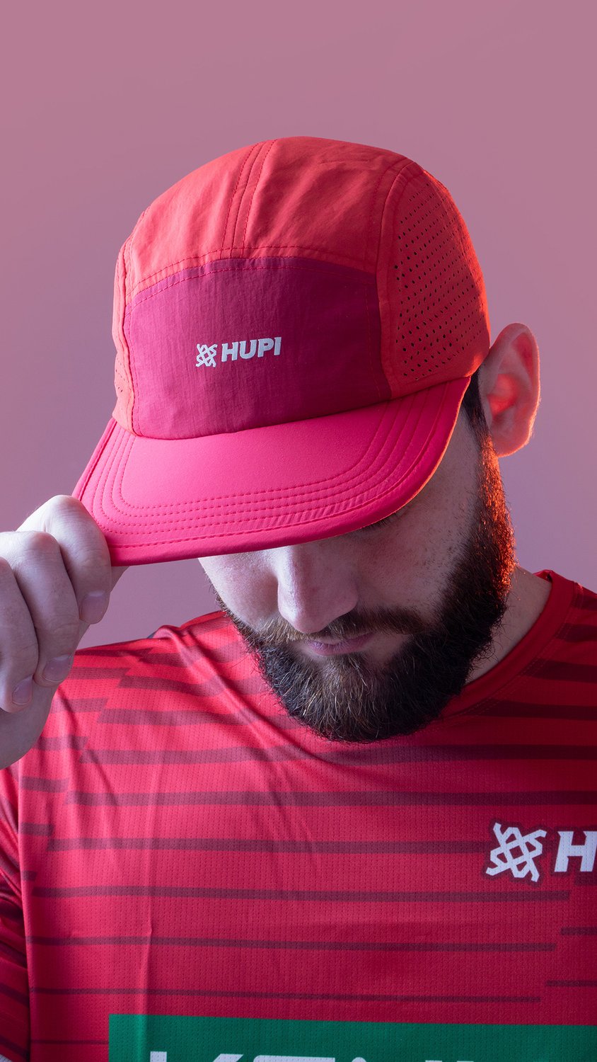 Boné HUPI Run Supreme Air Vermelho Boné HUPI Run Supreme Air Vermelho