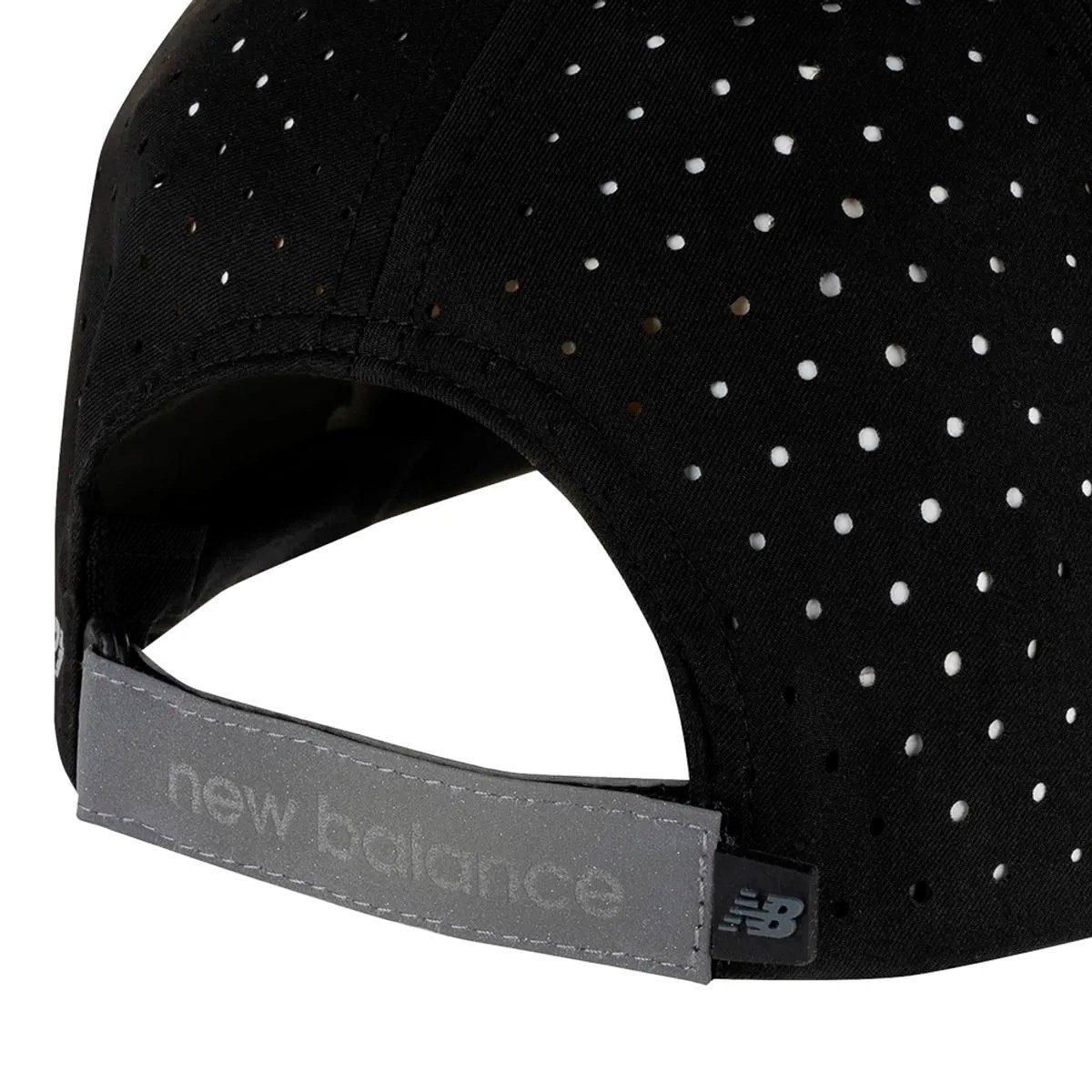 Boné New Balance Pro Run 6 Panel Unissex Preto Boné New Balance Pro Run 6 Panel Unissex Preto