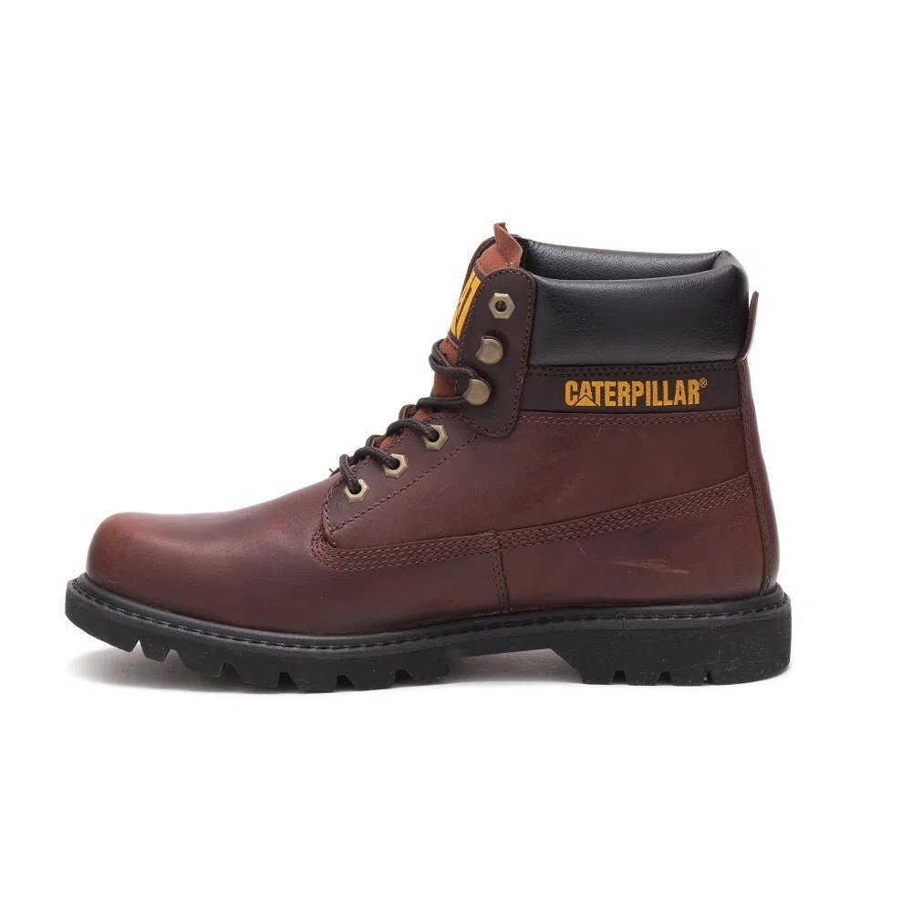 Bota Caterpillar Deplete Waterproof Masculina Marrom Escuro - HUPI