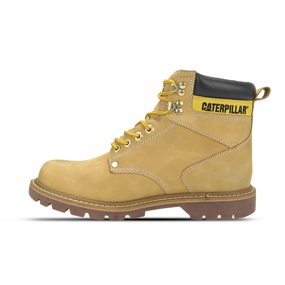 Bota Caterpillar Second Shift Masculina Marrom Claro - HUPI