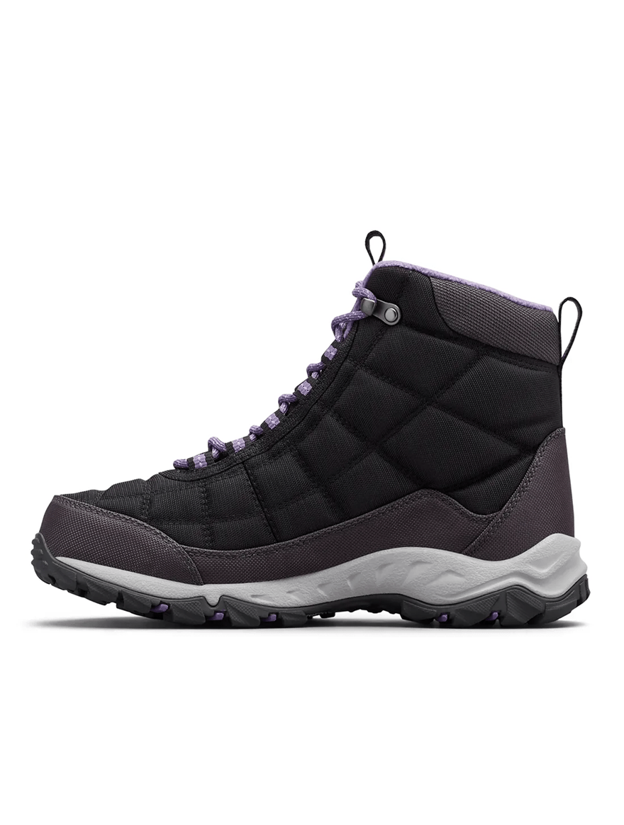 Bota Columbia Feminina Firecamp Preto/Roxo Bota Columbia Feminina Firecamp Preto/Roxo