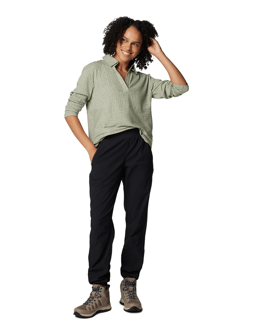 Calça Columbia Feminina Leslie Falls Pull-On Pant Preta Calça Columbia Feminina Leslie Falls Pull-On Pant Preta