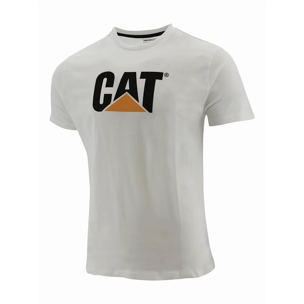 Camiseta Caterpillar Fit Logo Masculino Branco Camiseta Caterpillar Fit Logo Masculino Branco