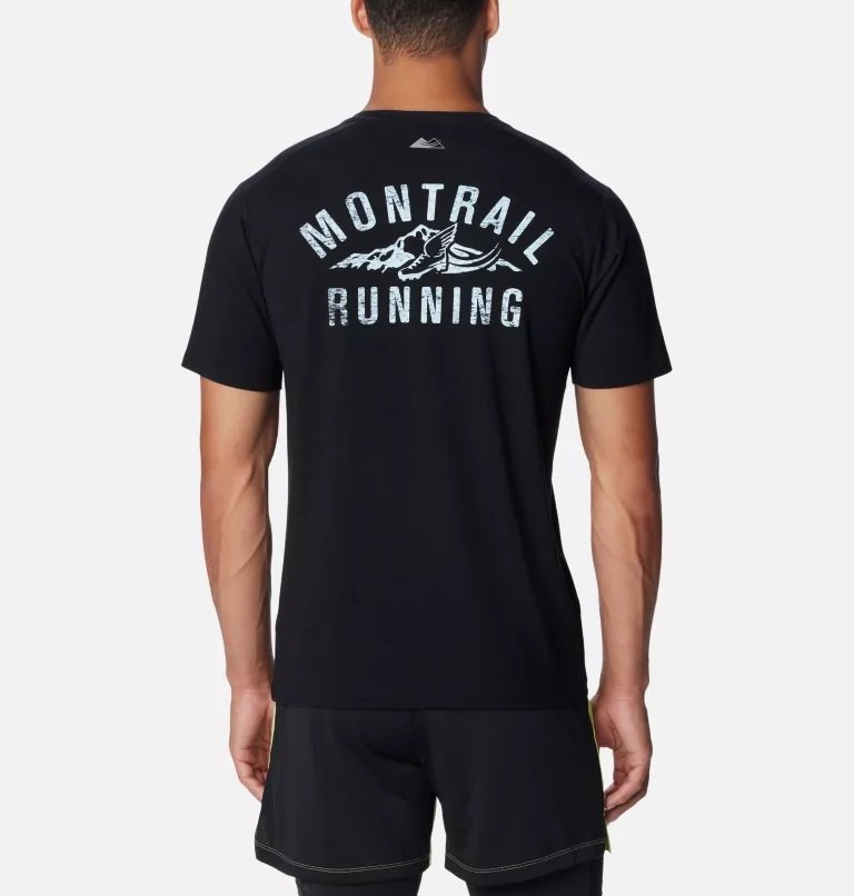 Camiseta Columbia Masculina Endless Trail Running Preta Camiseta Columbia Masculina Endless Trail Running Preta