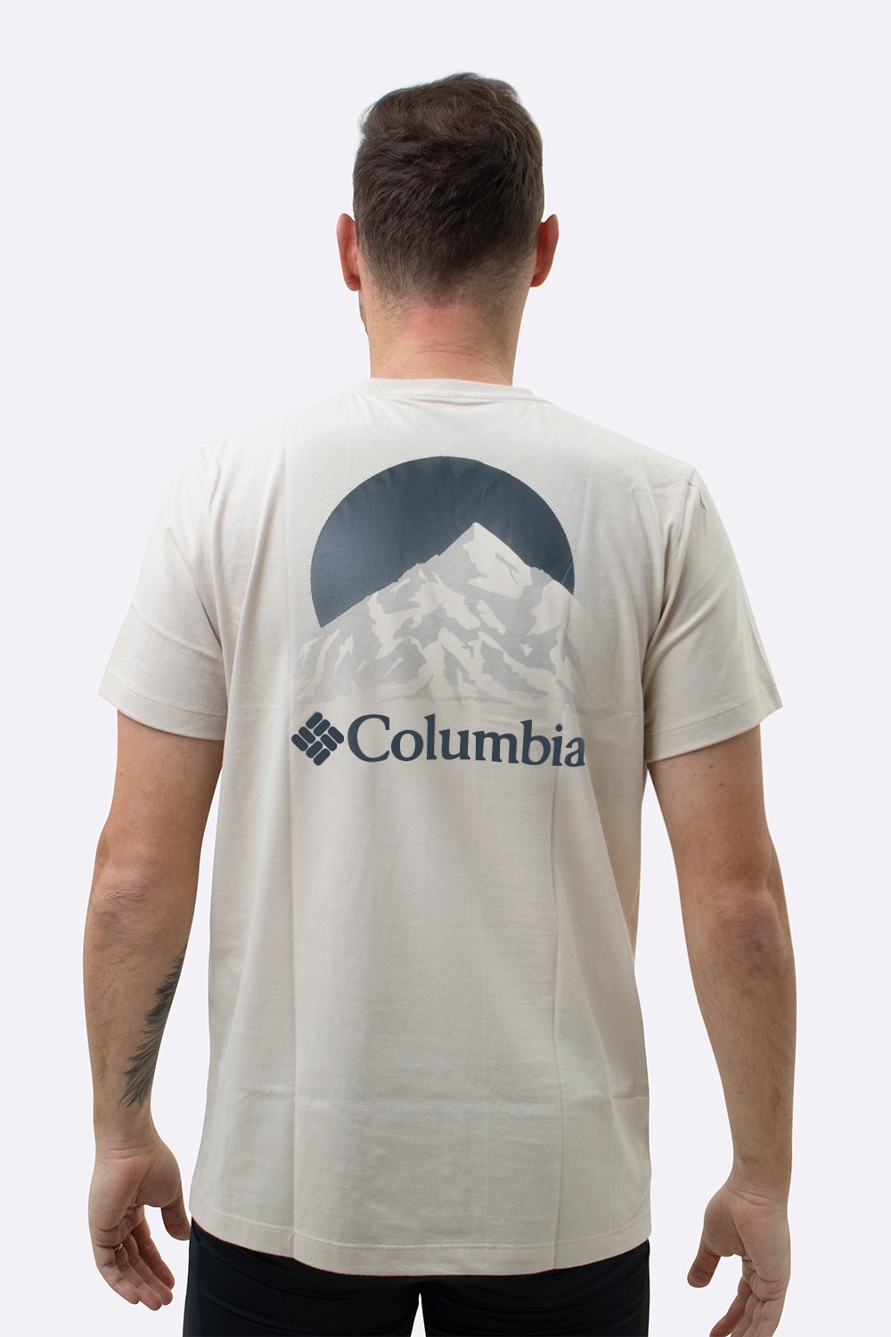 Camiseta Columbia Moonscape Bege Masculina Camiseta Columbia Moonscape Bege Masculina
