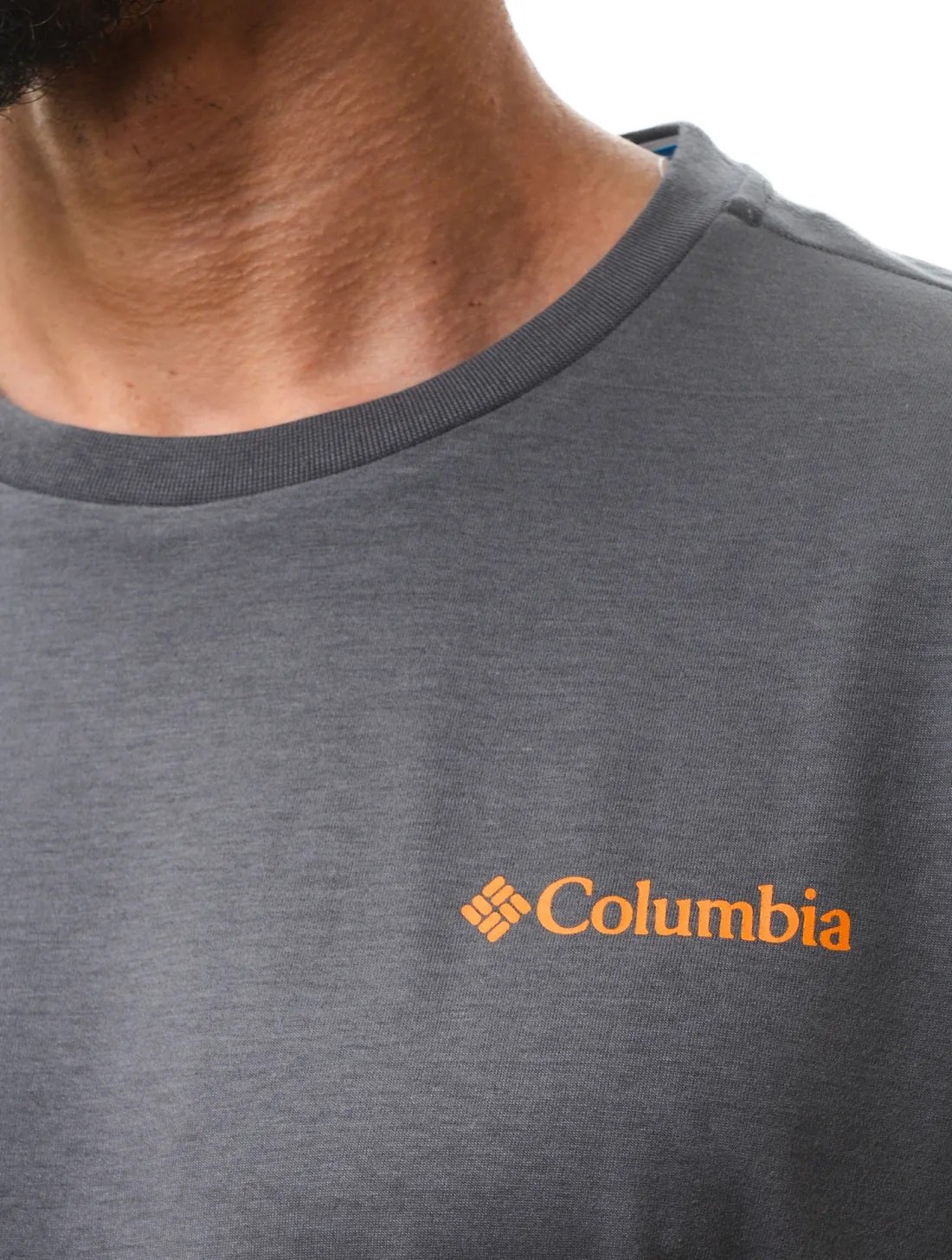 Camiseta Columbia Moonscape Cinza Masculina Camiseta Columbia Moonscape Cinza Masculina