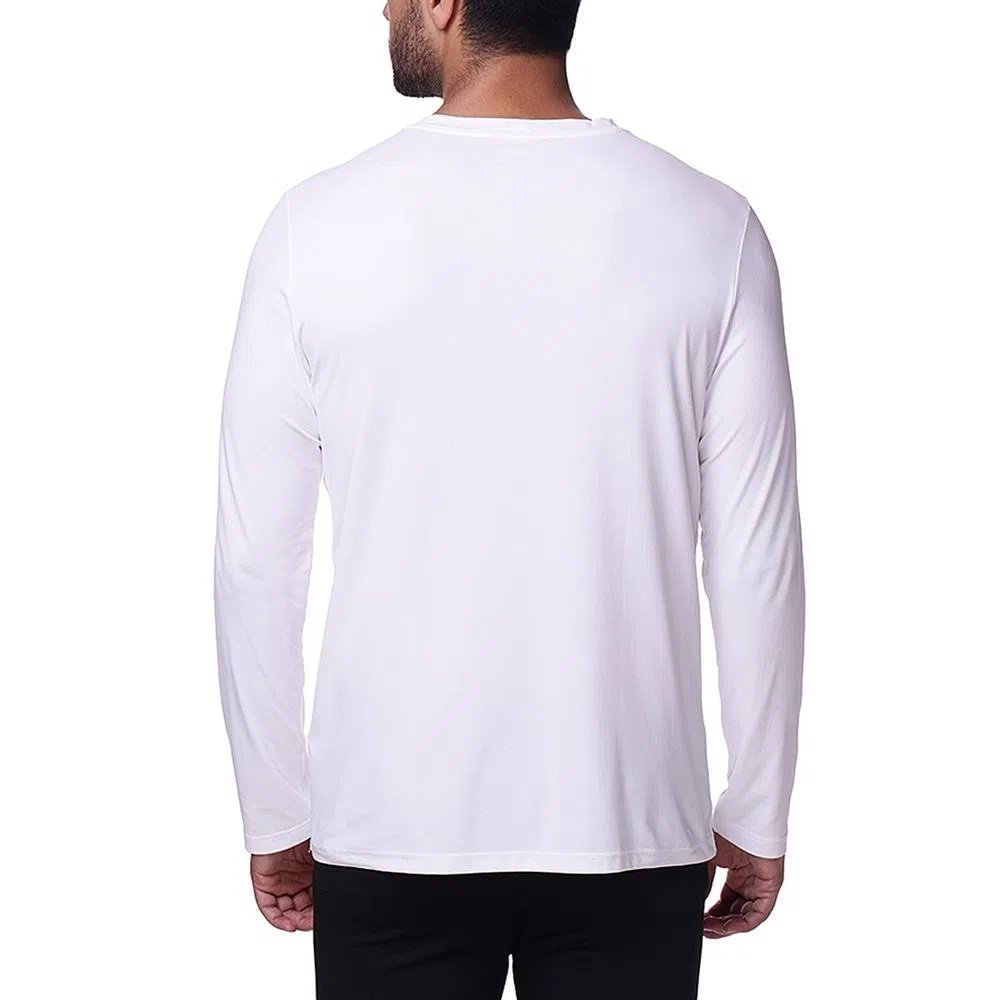 Camiseta Columbia Neblina Manga Longa Branco Camiseta Columbia Neblina Manga Longa Branco