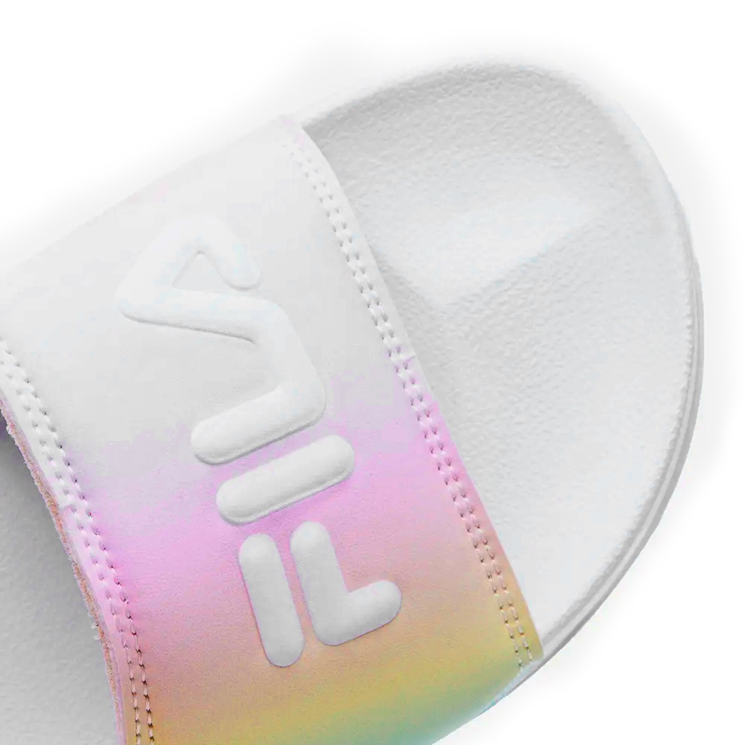 Chinelo Fila Drifter Basic Feminino Branco/Rosa Chinelo Fila Drifter Basic Feminino Branco/Rosa