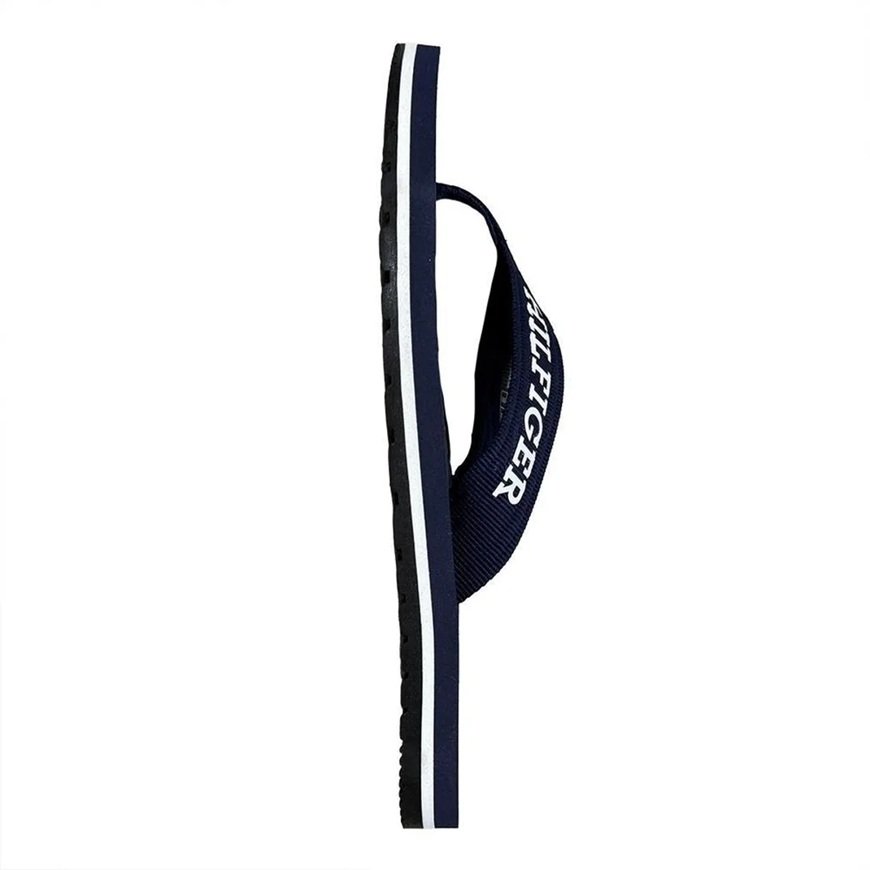 Chinelo Tommy Hilfiger Monotype Beach Azul Marinho