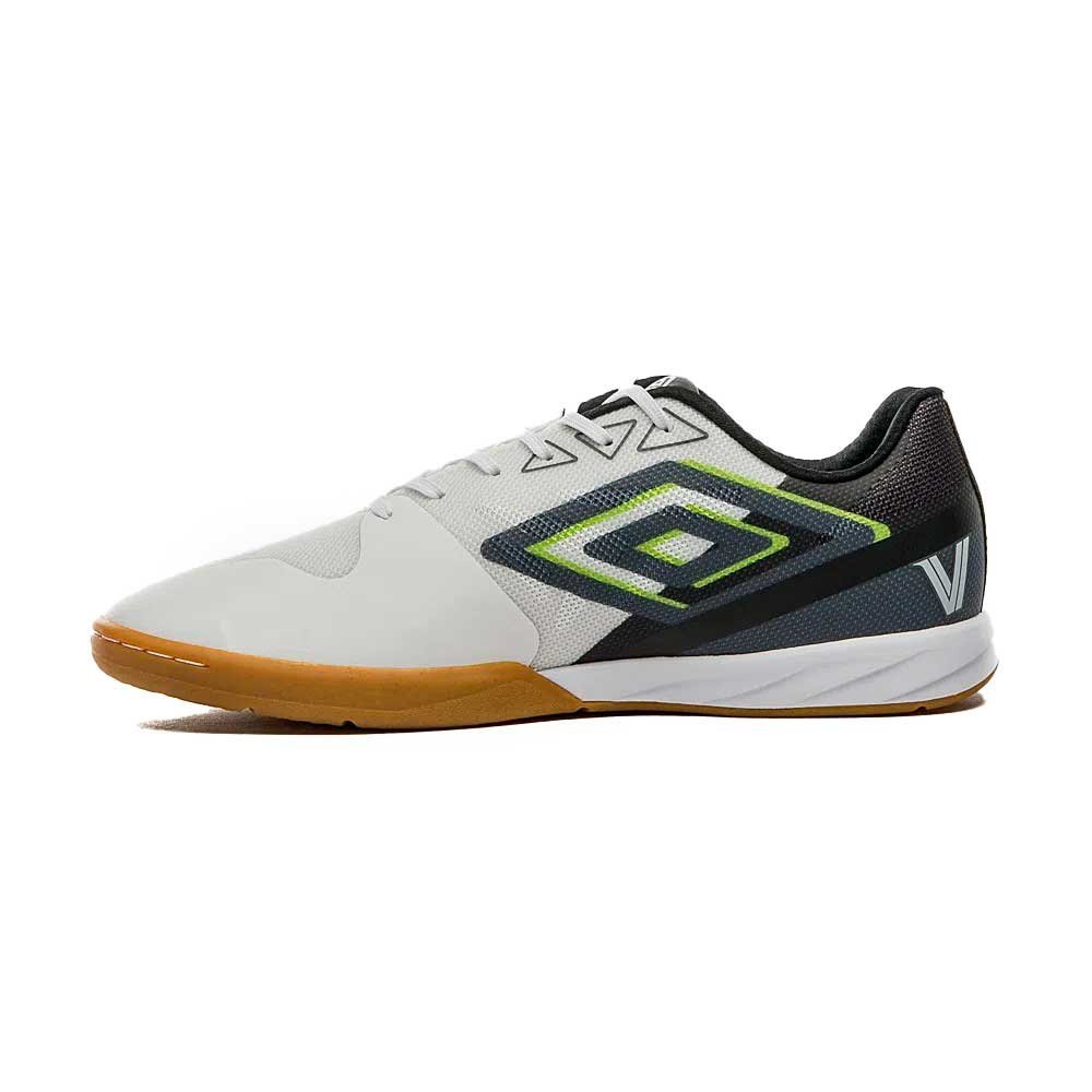 Chuteira Futsal Umbro Sala V Bump Pro Branco e Verde - HUPI