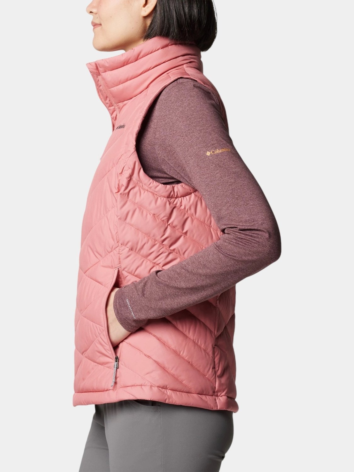 Colete Columbia Heavenly II Feminina Rosa Colete Columbia Heavenly II Feminina Rosa