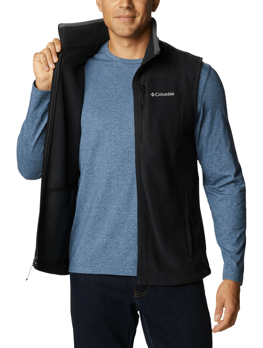 Colete Fleece Columbia Masculino Fast Trek Preto Colete Fleece Columbia Masculino Fast Trek Preto