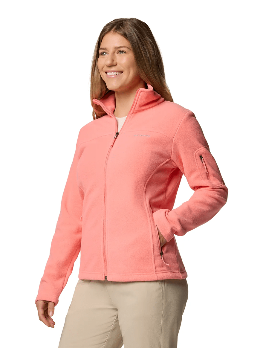 Jaqueta Fleece Columbia Feminina Fast Trek II Coral Jaqueta Fleece Columbia Feminina Fast Trek II Coral