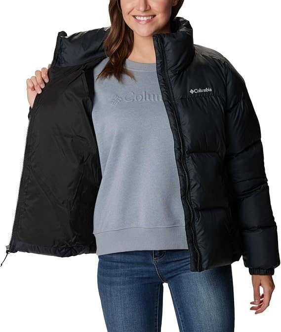 Jaqueta Columbia Puffect II Full Zip Preto Feminino Jaqueta Columbia Puffect II Full Zip Preto Feminino