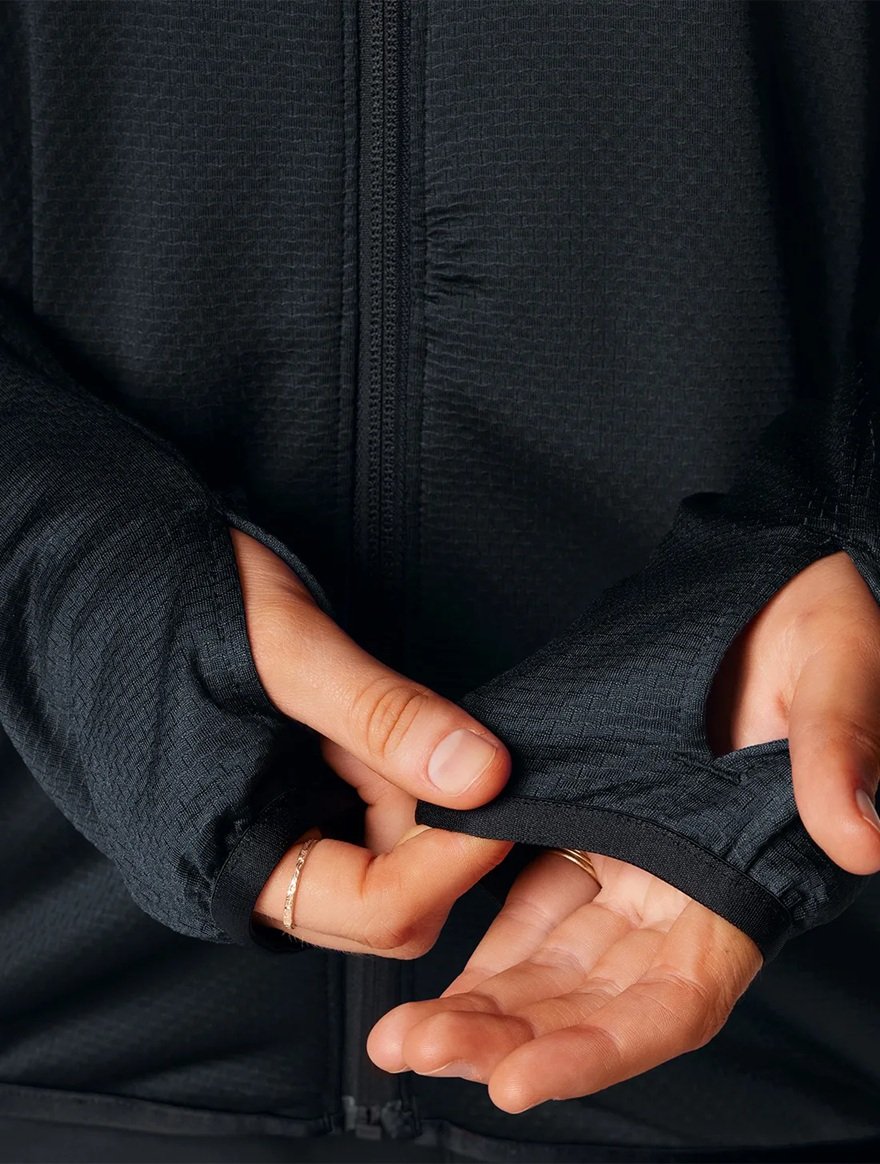 Jaqueta Fleece Columbia Feminina Triple Canyon Grid Preta Jaqueta Fleece Columbia Feminina Triple Canyon Grid Preta