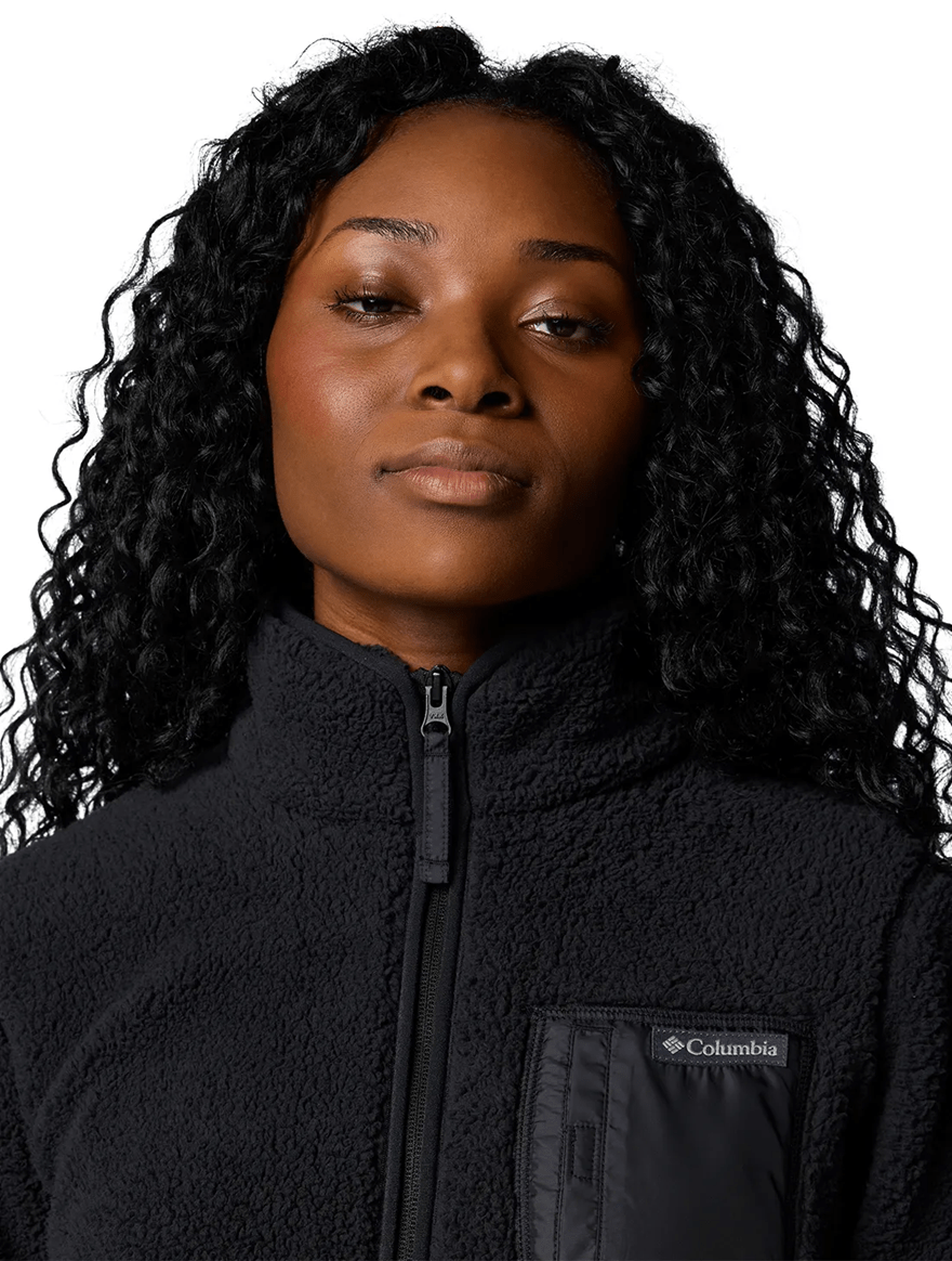 Jaqueta Fleece Columbia Feminina West Bend Preta Jaqueta Fleece Columbia Feminina West Bend Preta
