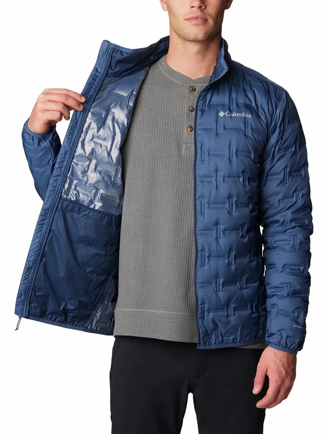 Jaqueta Columbia Down Masculina Delta Ridge Azul Jaqueta Columbia Down Masculina Delta Ridge Azul