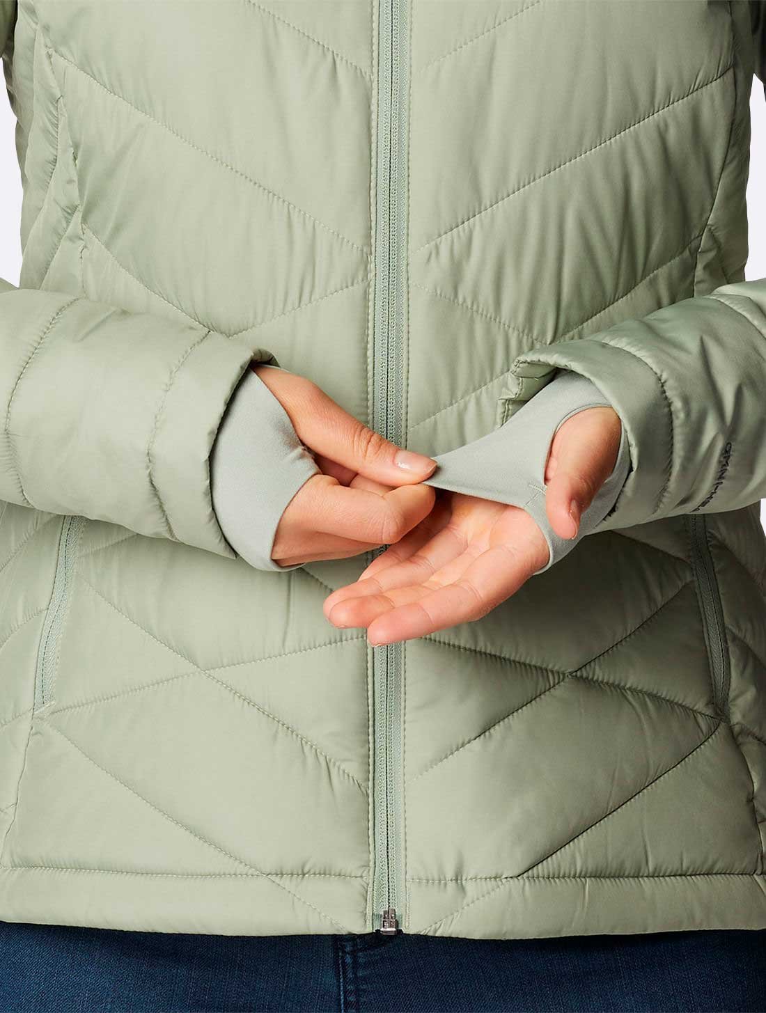 Jaqueta Columbia Heavenly HDD Surplus Feminina Verde Jaqueta Columbia Heavenly HDD Surplus Feminina Verde