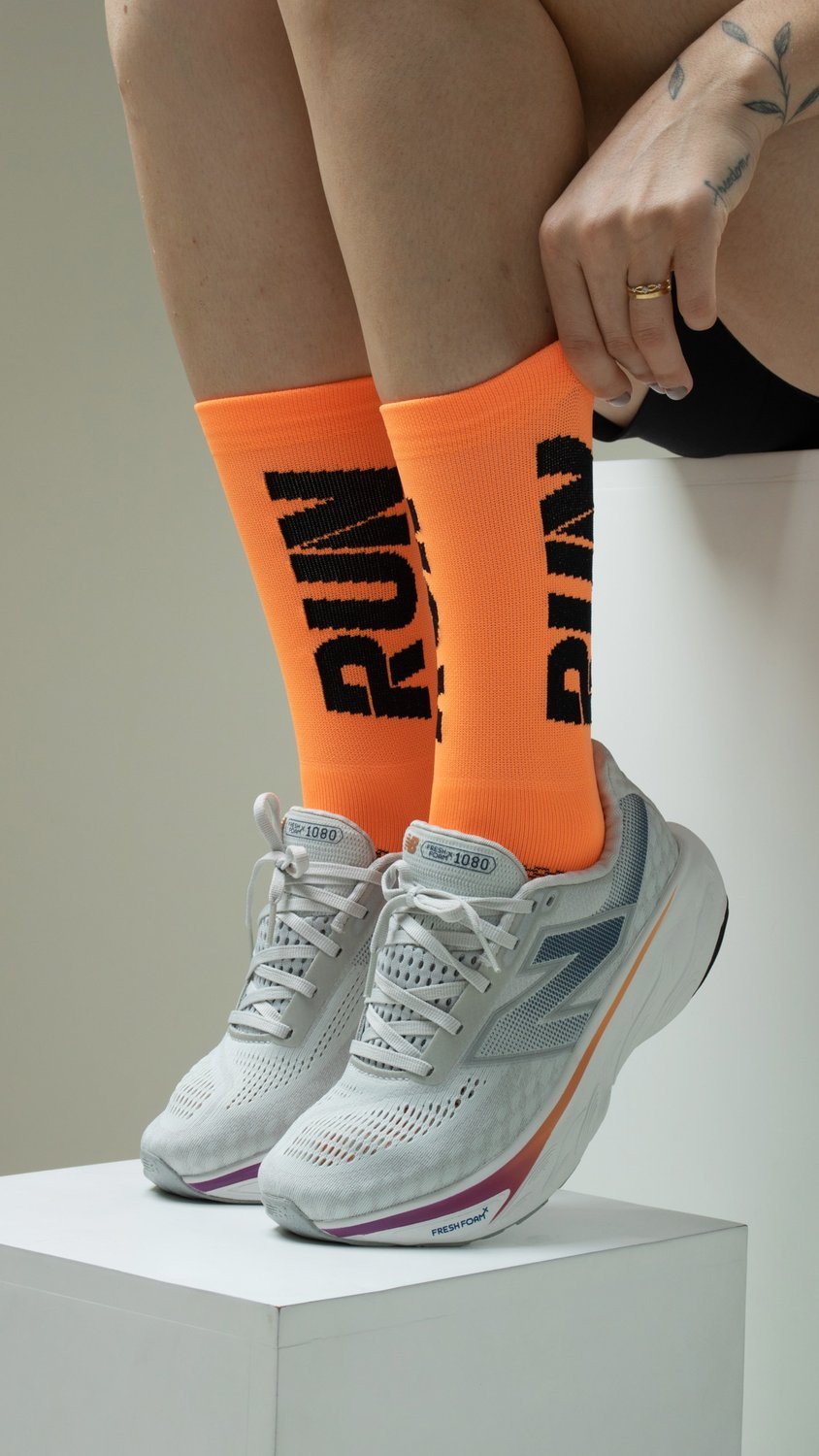 Kit 04 Pares Meia Corrida Hupi Run Coloridas
