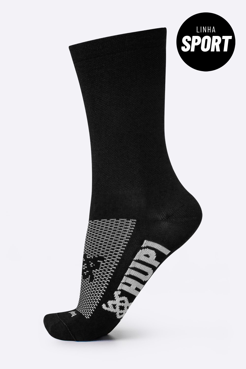 Kit 04 Pares Meia De Corrida HUPI Sport Lisas Coloridas