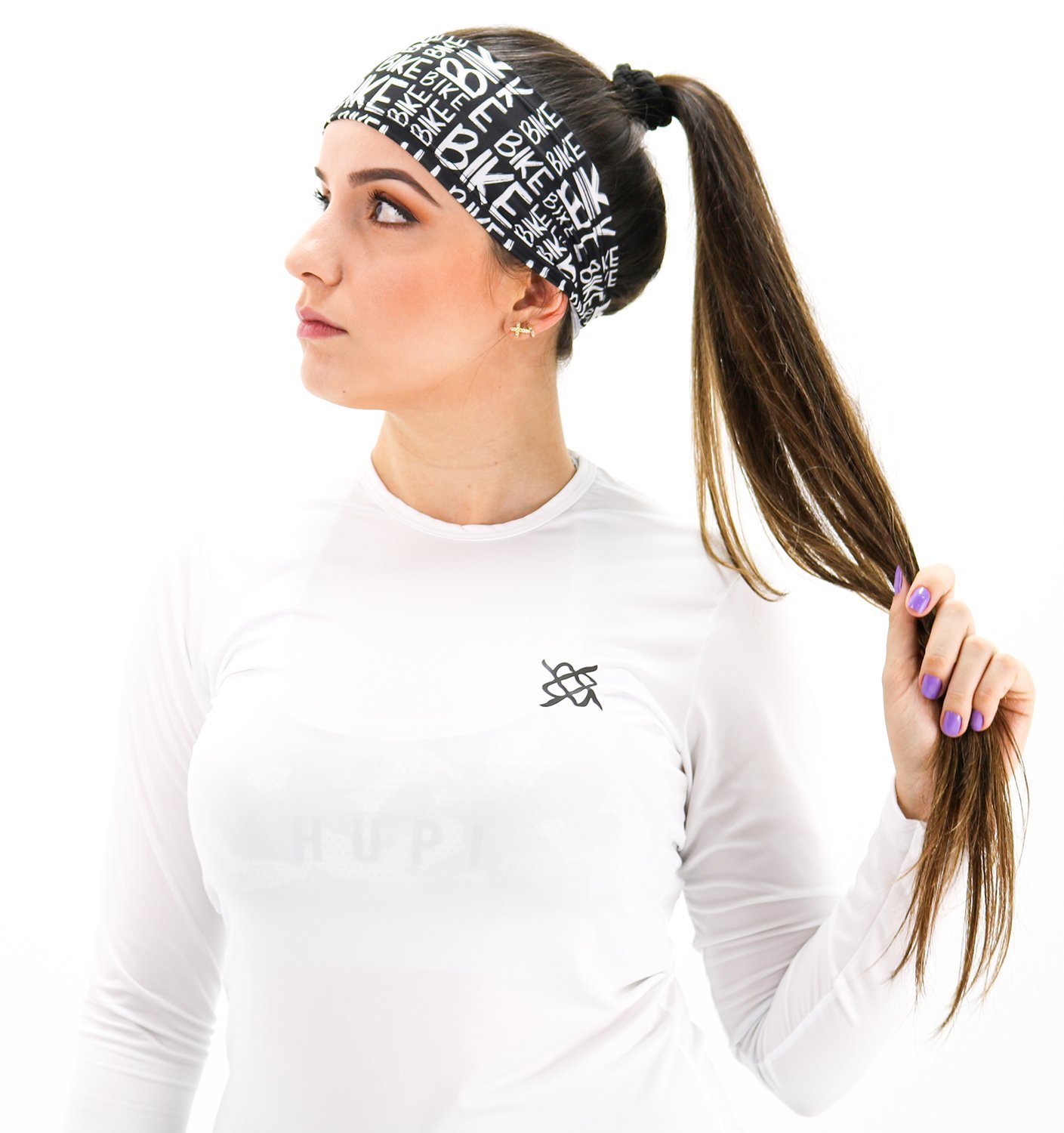 Kit com 3 Testeira Headband Faixa de Cabeça HUPI Bike Asas Kit com 3 Testeira Headband Faixa de Cabeça HUPI Bike Asas