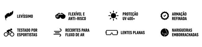 Kit Óculos de Sol HUPI Vapor Preto e Amarelo com 2 Lentes extras Kit Óculos de Sol HUPI Vapor Preto e Amarelo com 2 Lentes extras