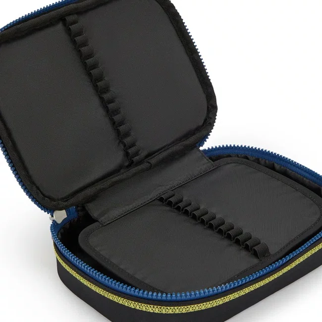 Estojo Kipling 100 Pens Azul e Preto
