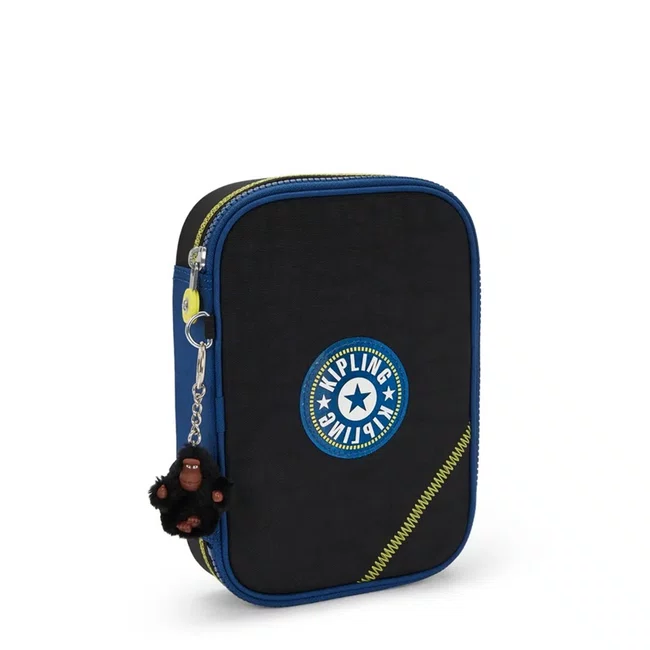 Estojo Kipling 100 Pens Azul e Preto