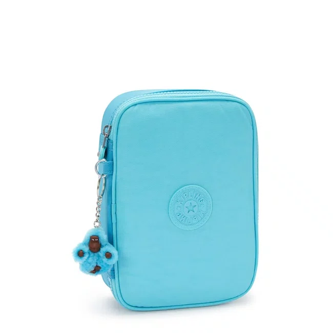 Estojo Kipling 100 Pens Azul-Turquesa