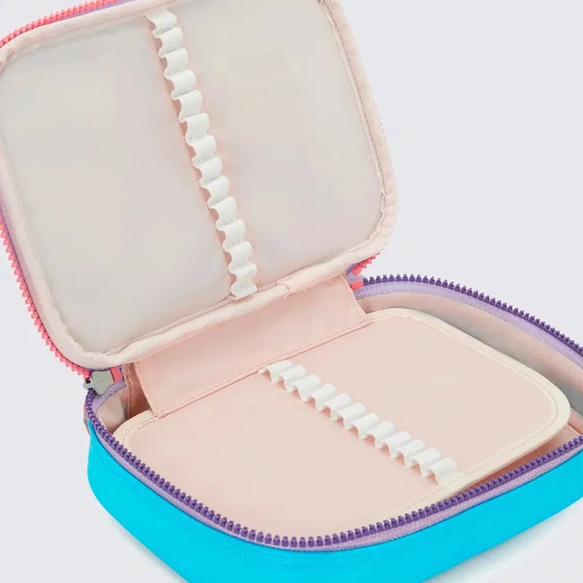 Estojo Kipling 100 Pens Azul