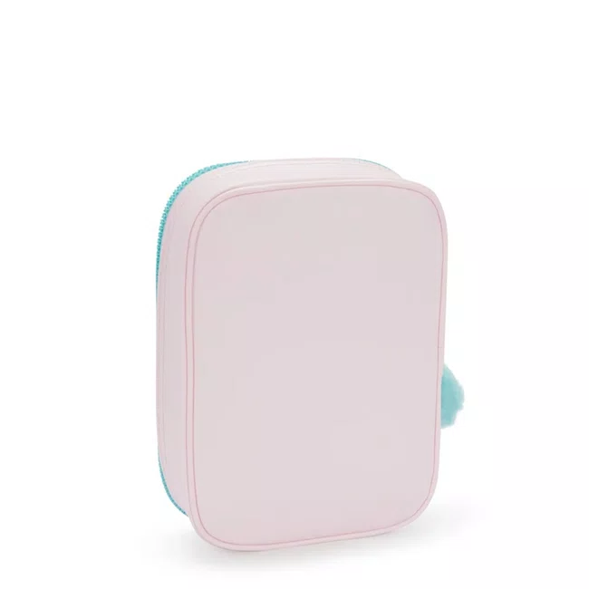 Estojo Kipling 100 Pens Rosa e Azul-Turquesa