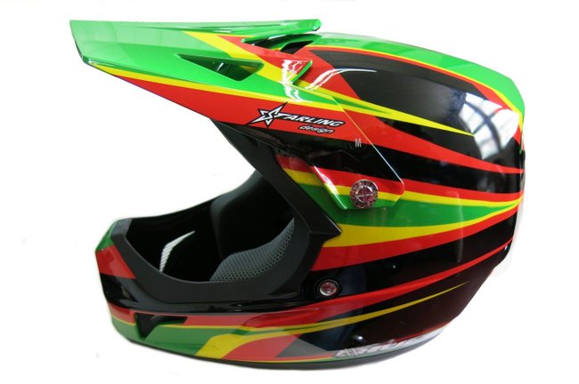 Capacete HUPI DH-2 Bmx/Downhill Verde