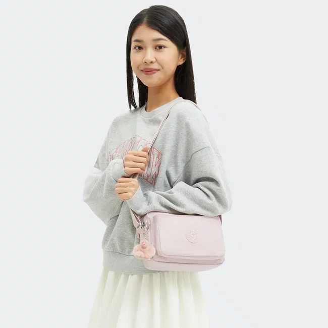 Bolsa Kipling Abanu M Rosa