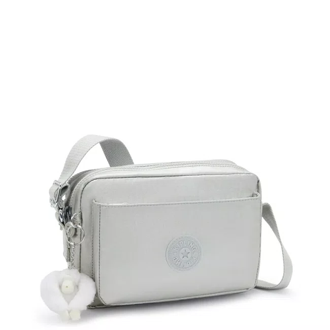 Bolsa Kipling Abanu M Prata