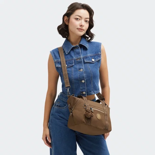 Bolsa Kipling Art Mini Marrom