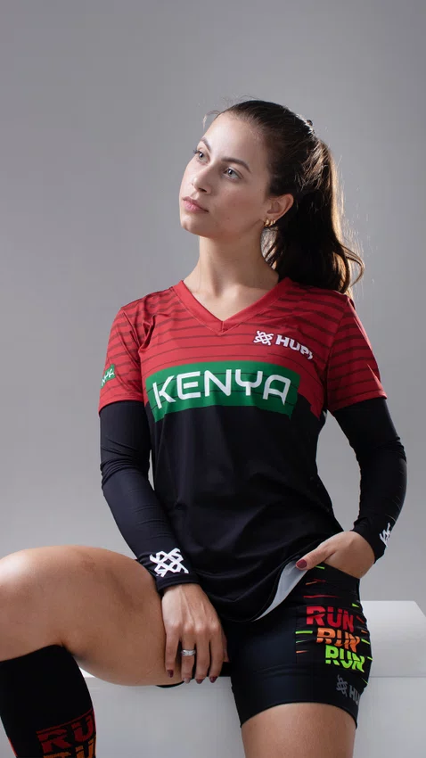 Bermuda Compressão Feminina HUPI Curta Run Run Run