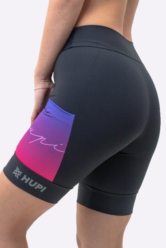 Bermuda Compressão Feminina HUPI Longa Colors Roxo