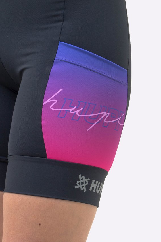 Bermuda Compressão Feminina HUPI Longa Colors Roxo