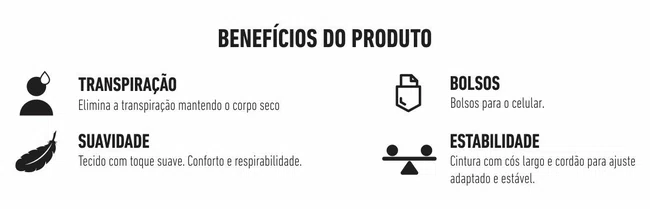 Bermuda Compressão Feminina HUPI Longa Major Azul Marinho