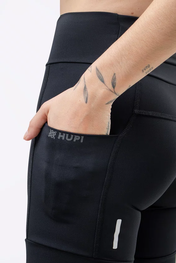 Bermuda Compressão Feminina HUPI Longa Major Preta
